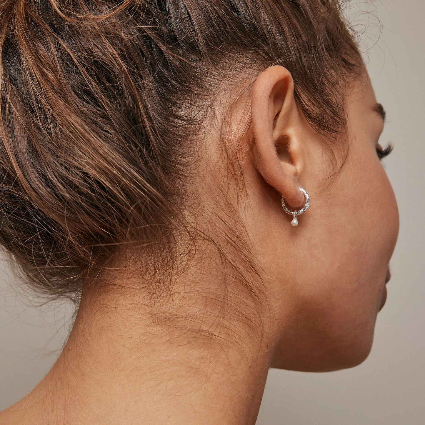 Belle Pearl Hoops