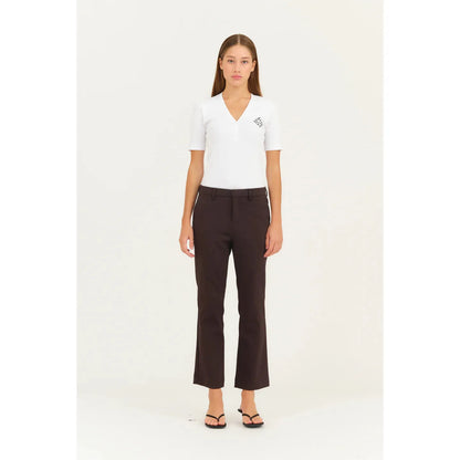 IVY-Alice Cropped Flare Pant dtb