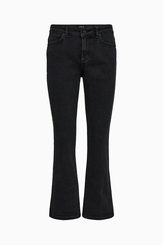IVY-Johanna Kick Flare Jeans Wash Faded Black