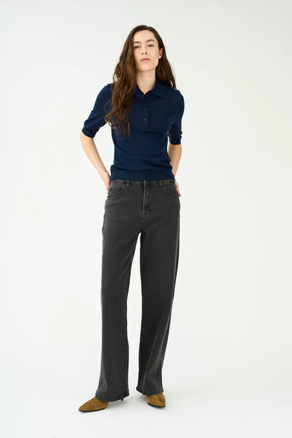 IVY-Mia Jeans Wash Rock Black