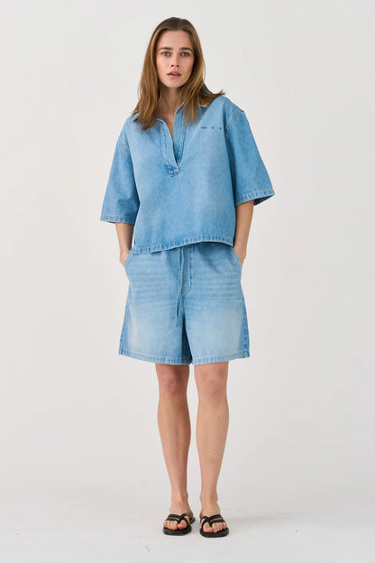 IVY-Opera Tie Shorts Wash Lille