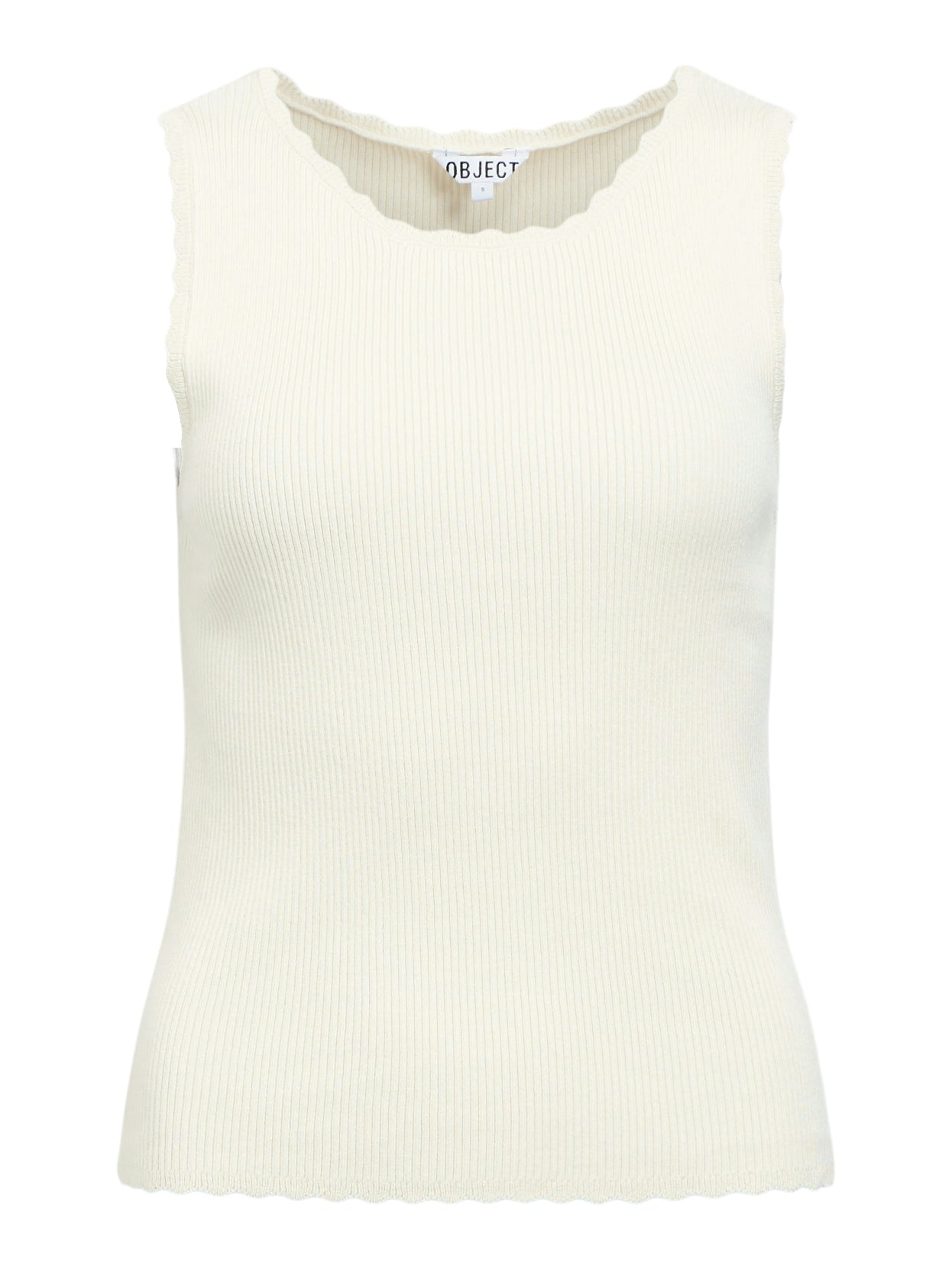 OBJKELLY S/L RE O-NECK TOP