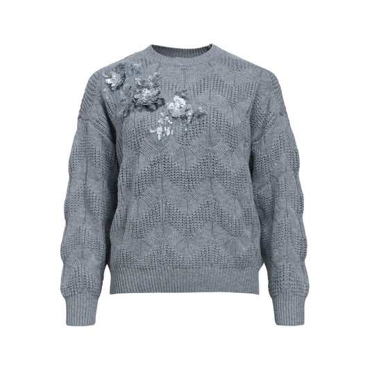 OBJASTA KNIT RE L/S PULLOVER