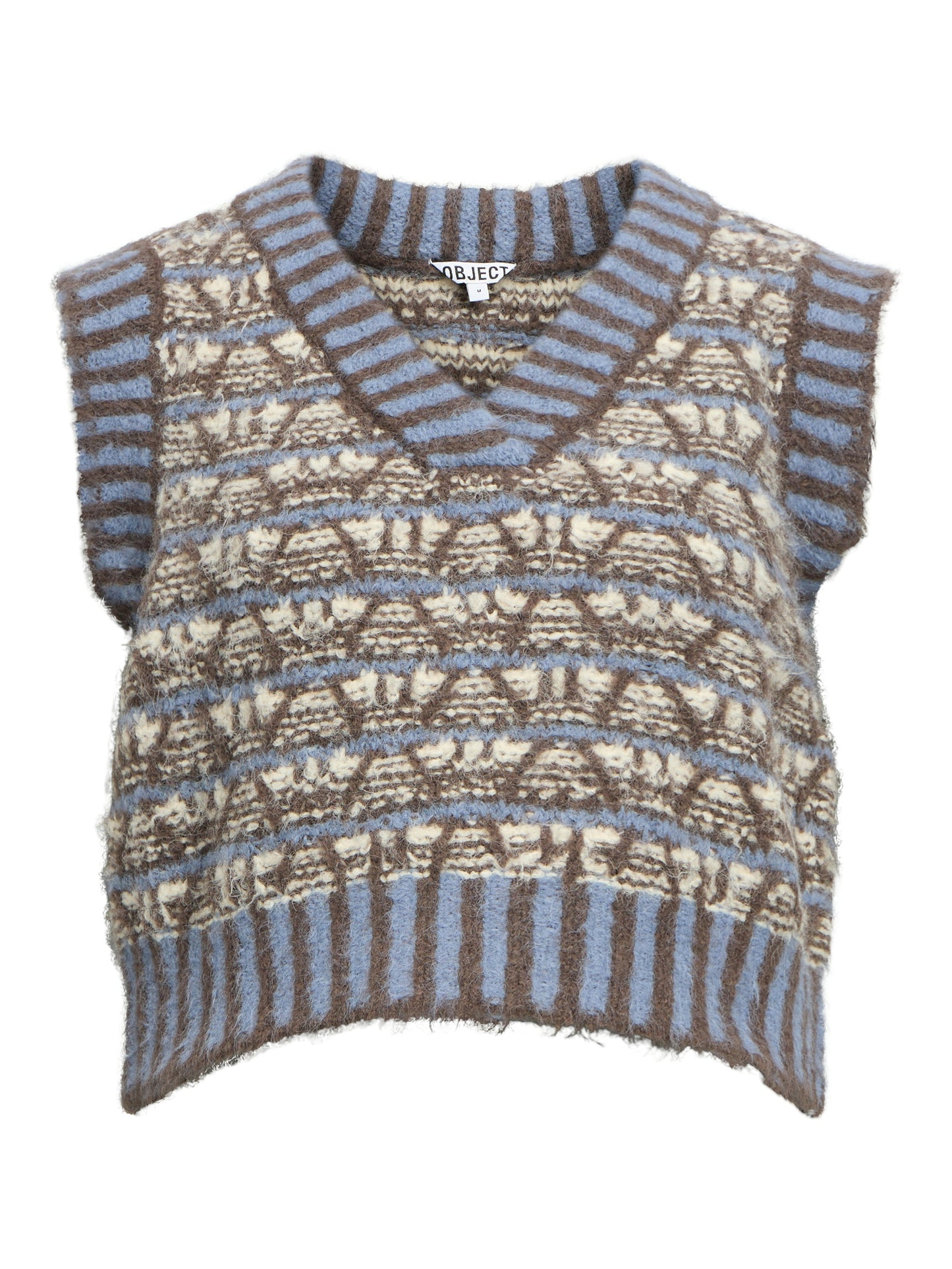 OBJNUNU S/L RE KNIT VEST