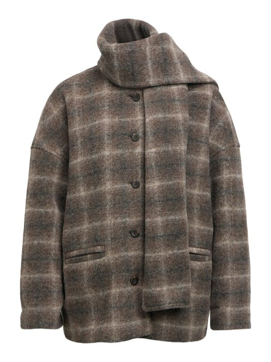 OBJMAISE L/S LO SCARF JACKET