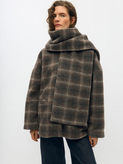 OBJMAISE L/S LO SCARF JACKET
