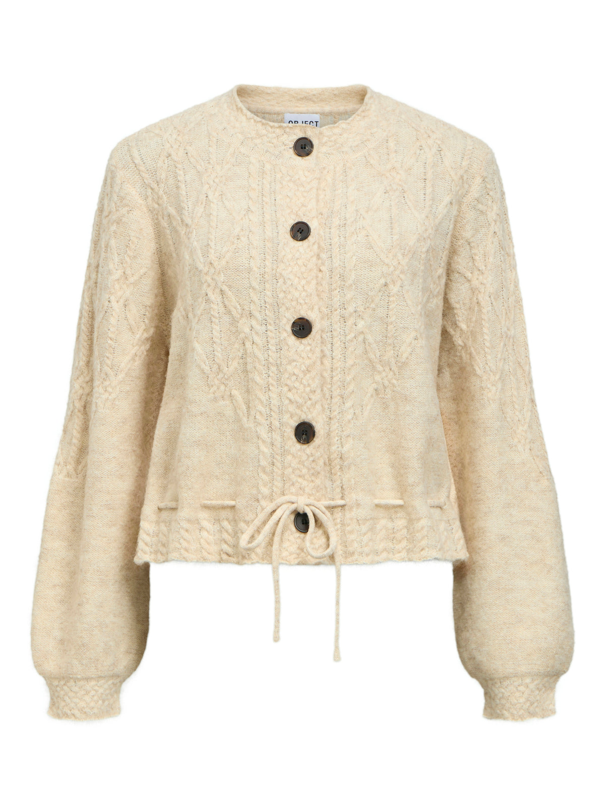 OBJGUNVI L/S RE KNIT CARDIGAN
