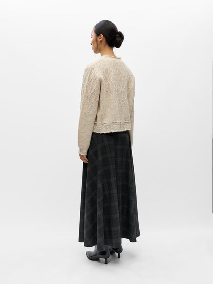 OBJGUNVI L/S RE KNIT CARDIGAN