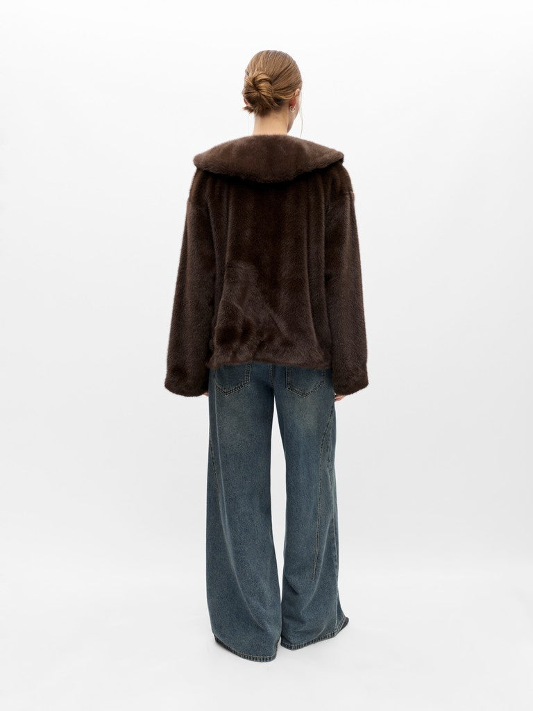 OBJCARLA COLLAR SHORT JACKET