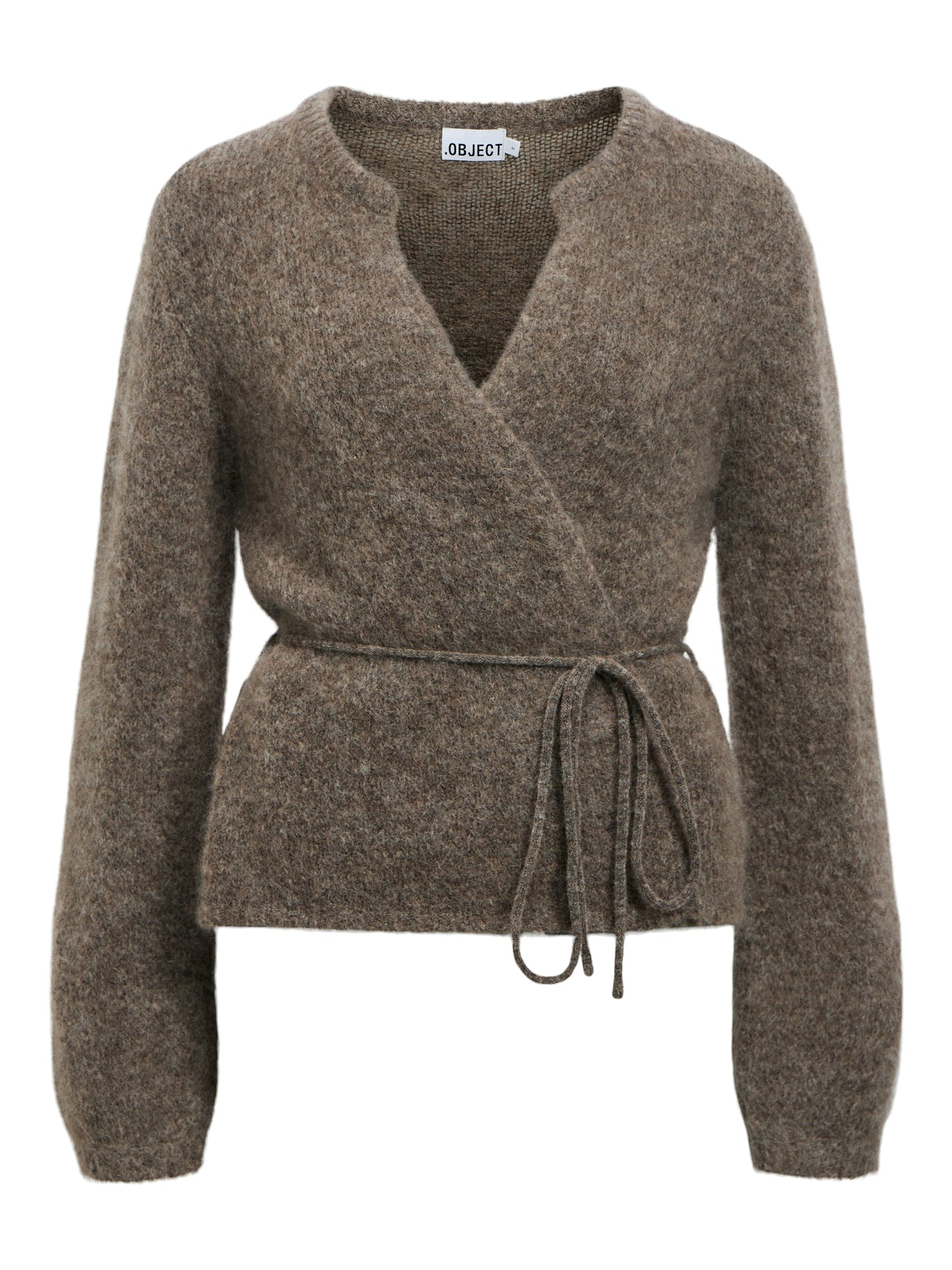OBJNETE L/S RE TIE CARDIGAN