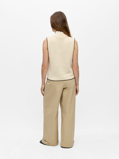 OBJJAINA S/L KNIT SCARF CARDIGAN