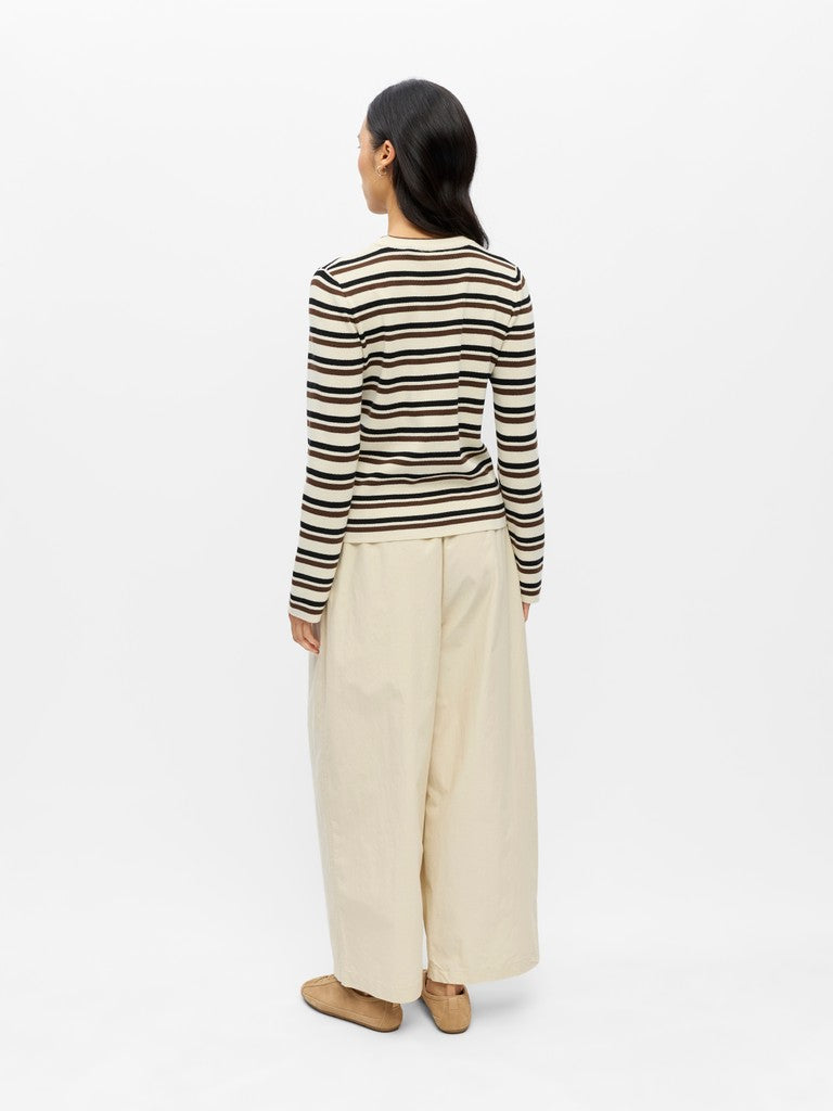 OBJESTER L/S RE KNIT PULLOVER
