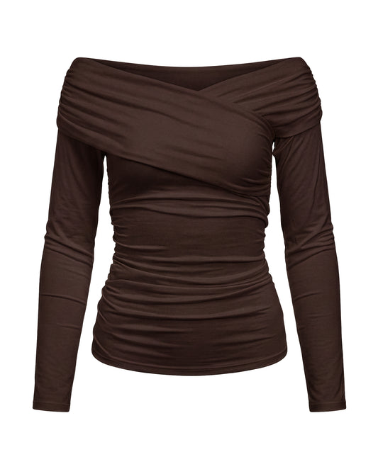 OBJLEVIH L/S CROSS OVER TOP