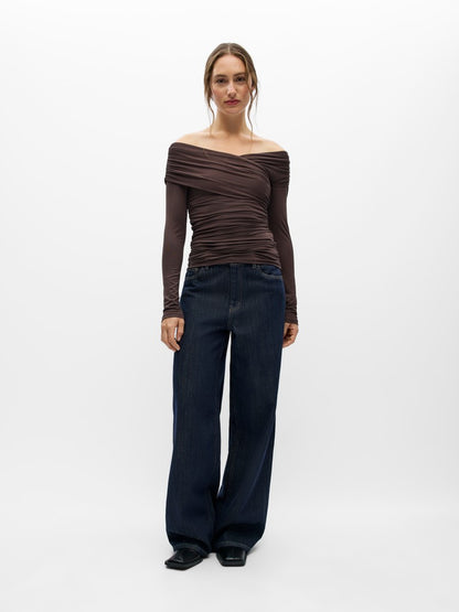 OBJLEVIH L/S CROSS OVER TOP