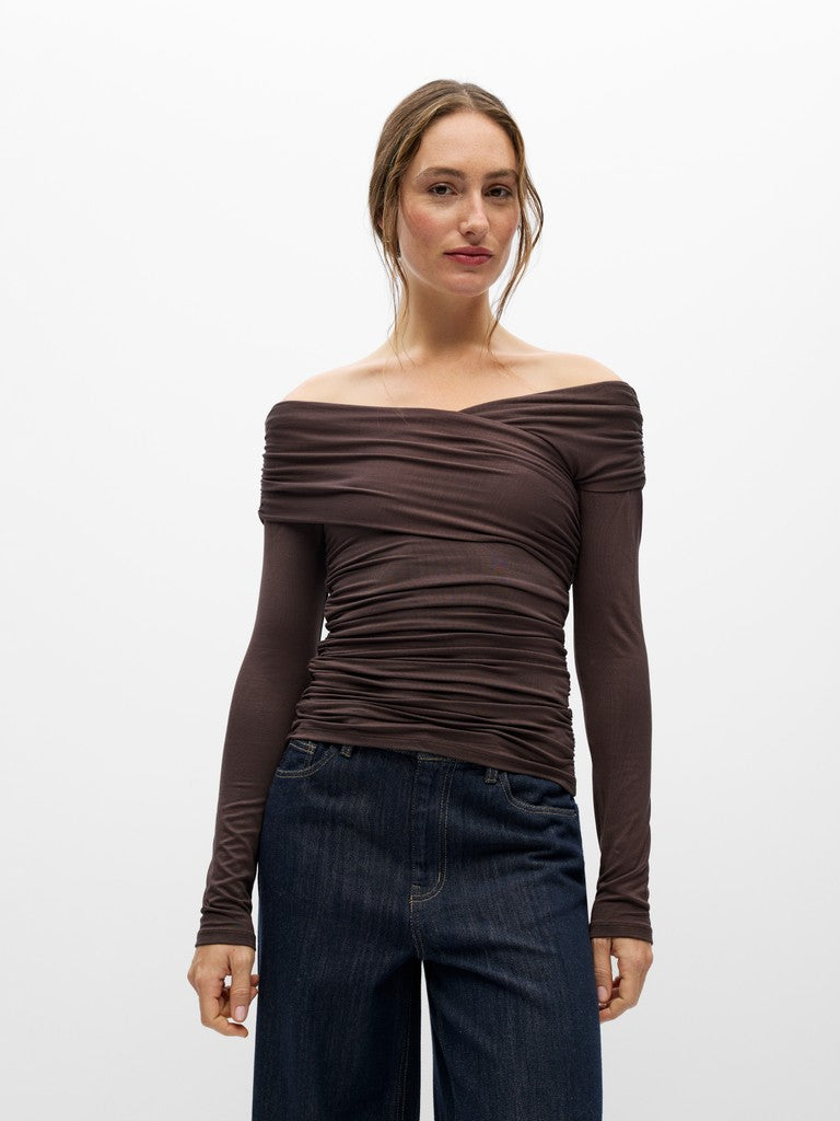 OBJLEVIH L/S CROSS OVER TOP