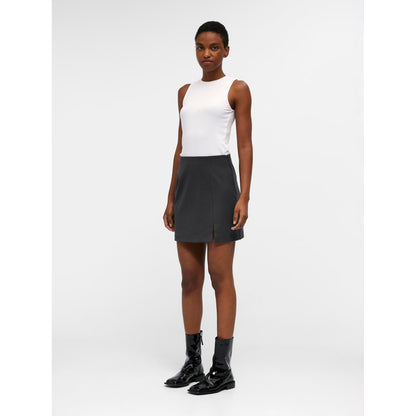 OBJLISA MW MINI SKIRT NOOS GREY
