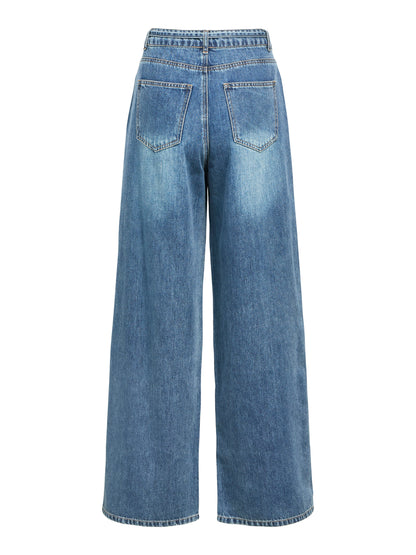 OBJROSIE MW WIDE JEANS