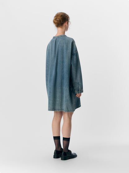 OBJMIRELA L/S OZ DENIM DRESS