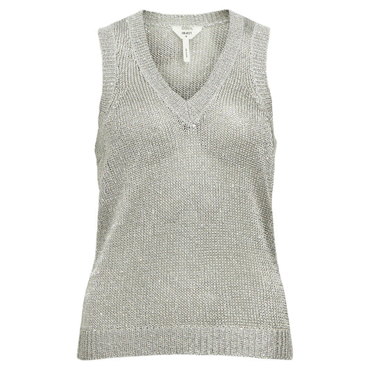 OBJGLAM KNIT RE S/L TOP 138