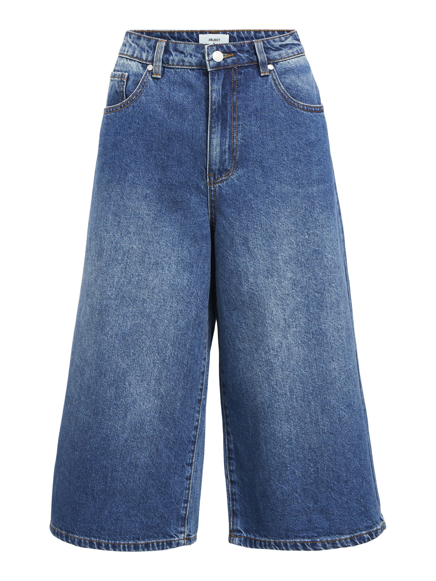 OBJSOFIA MW DENIM BERMUDA SHORTS