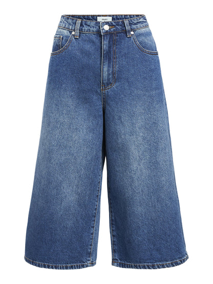 OBJSOFIA MW DENIM BERMUDA SHORTS