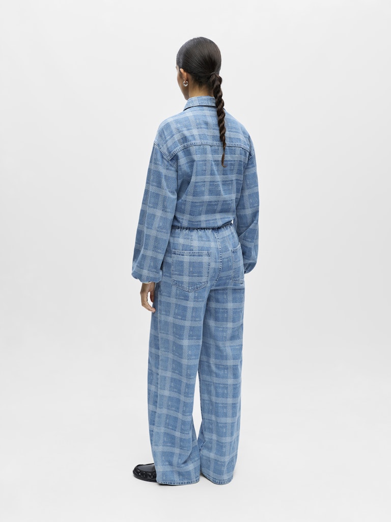 OBJCHECKY MW DENIM PANT