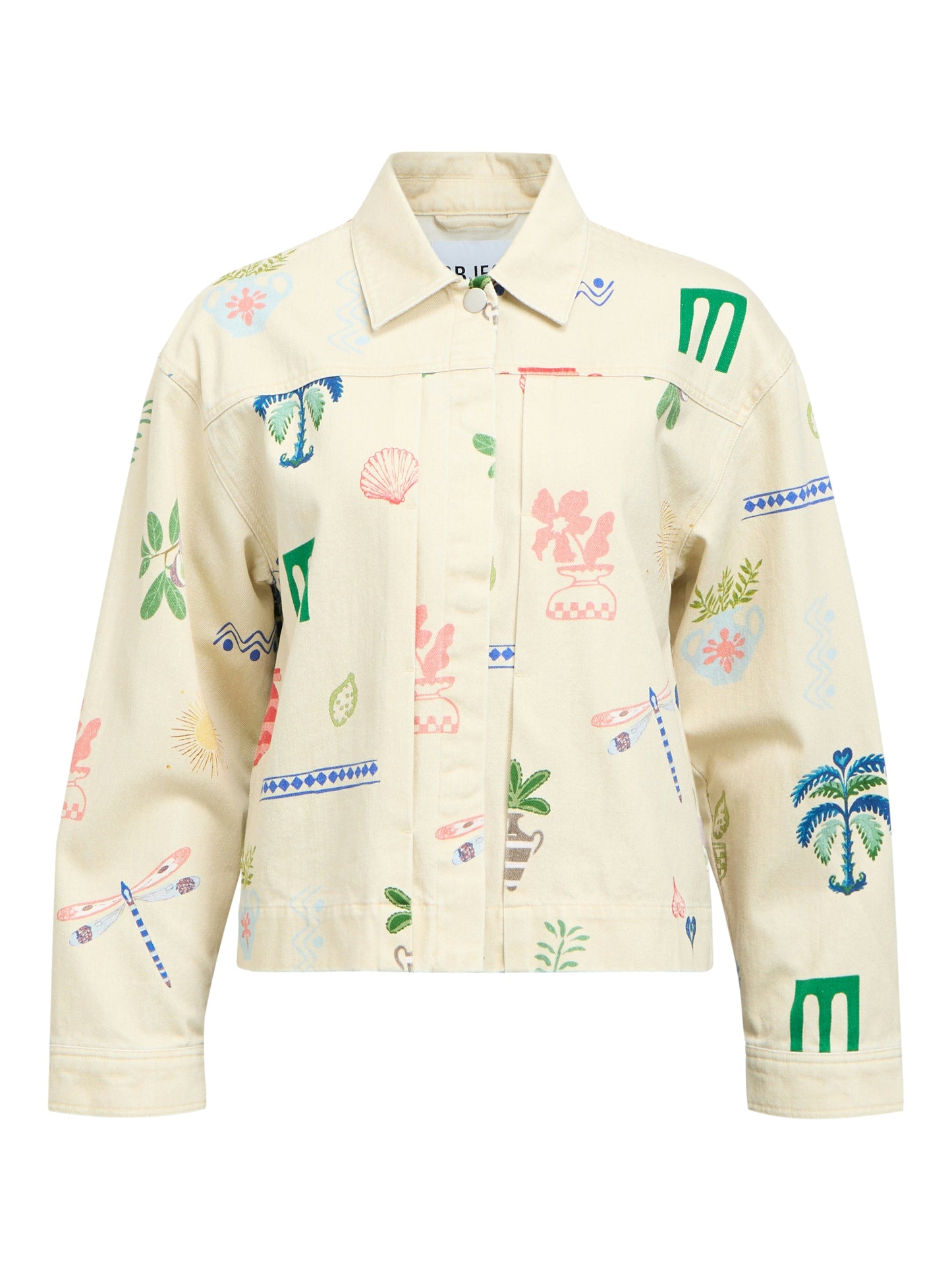 OBJALLY L/S LO PRINTED JACKET