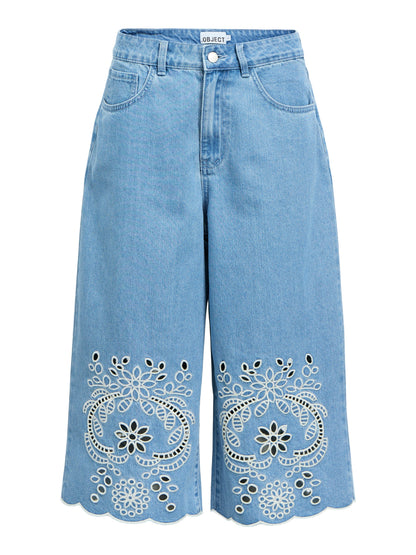 OBJIDDA BERMUDA DENIM SHORTS