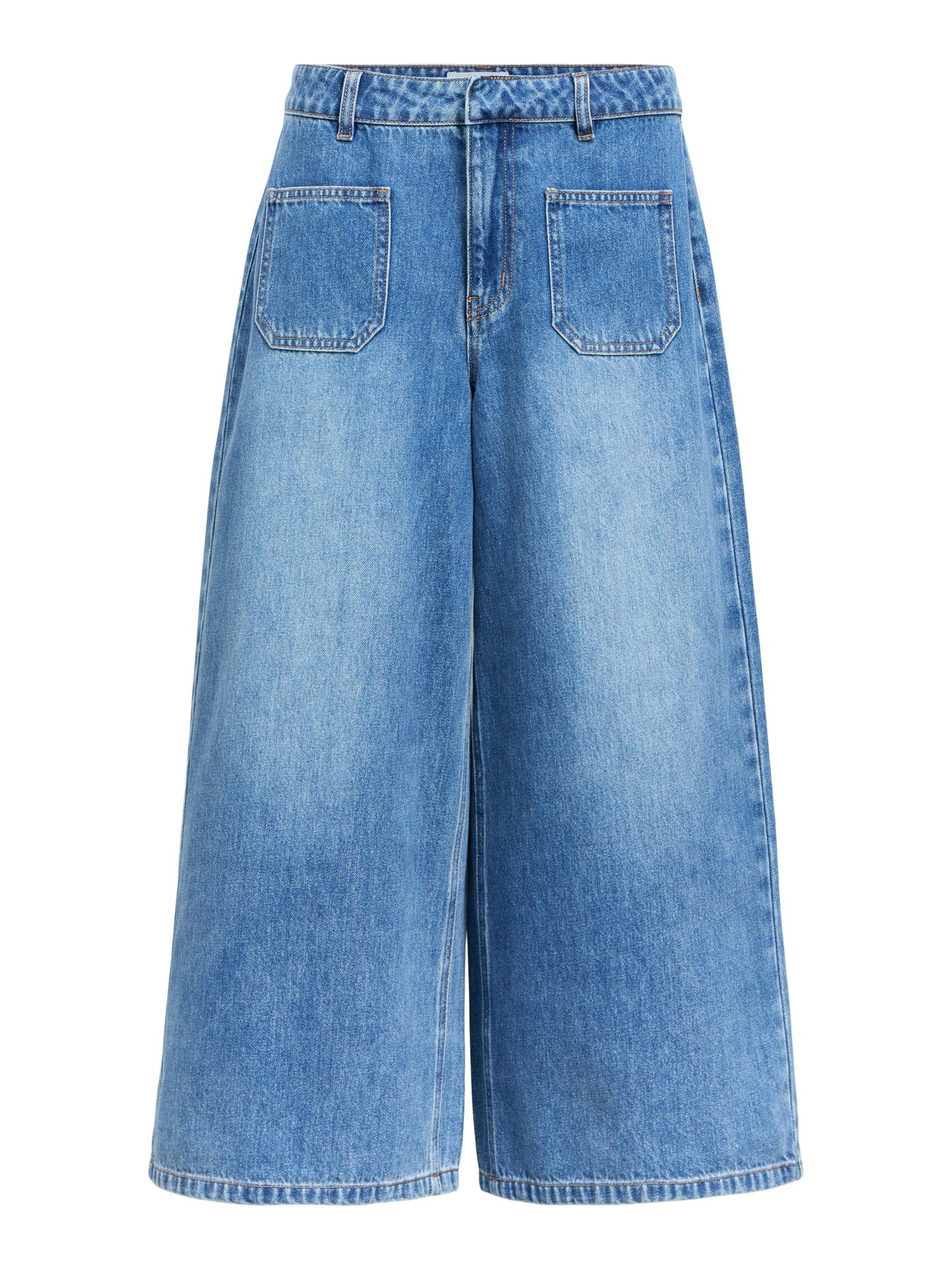 OBJFULLA MW DENIM CULOTTE