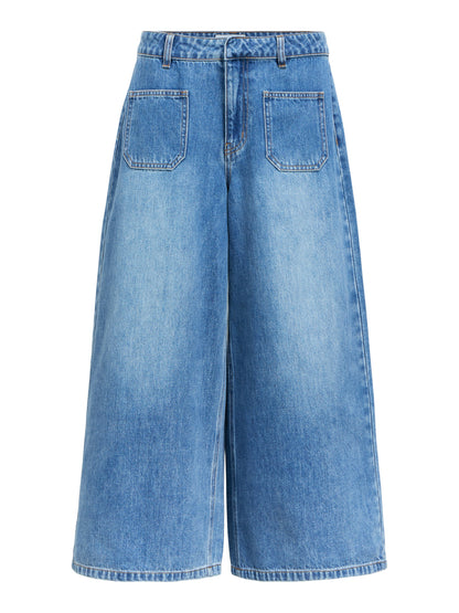 OBJFULLA MW DENIM CULOTTE