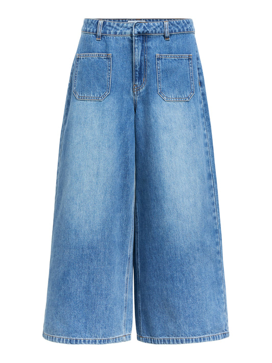 OBJFULLA MW DENIM CULOTTE