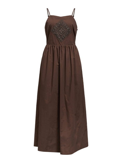 OBJDIDDE HOPE S/L MIDI DRESS