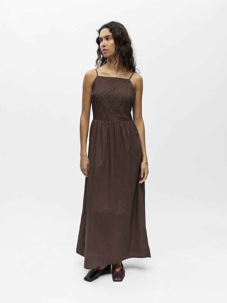 OBJDIDDE HOPE S/L MIDI DRESS