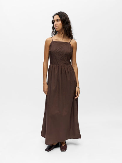 OBJDIDDE HOPE S/L MIDI DRESS