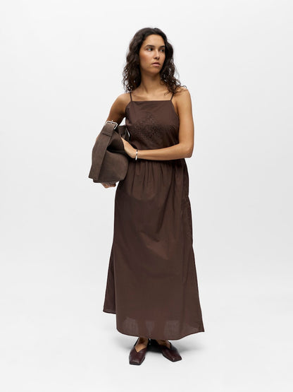 OBJDIDDE HOPE S/L MIDI DRESS