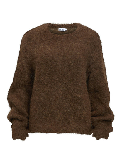 OBJHARRY L/S LO KNIT PULLOVER