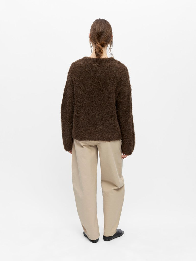 OBJHARRY L/S LO KNIT PULLOVER