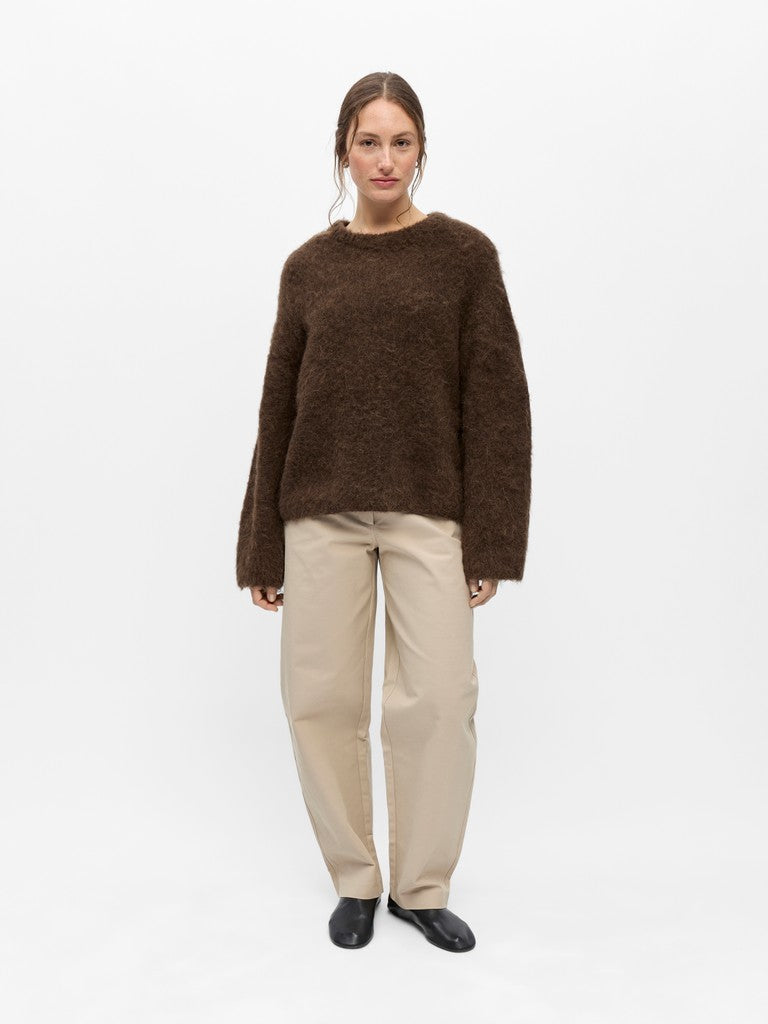 OBJHARRY L/S LO KNIT PULLOVER