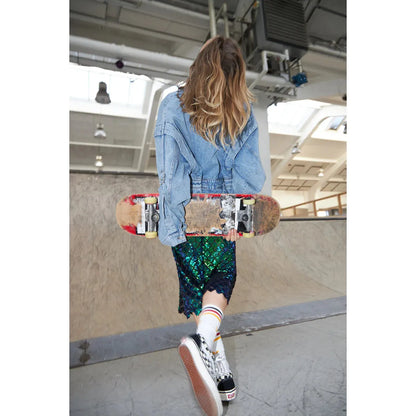 OVERSIZED DENIM JACKET - WASHED DENIM