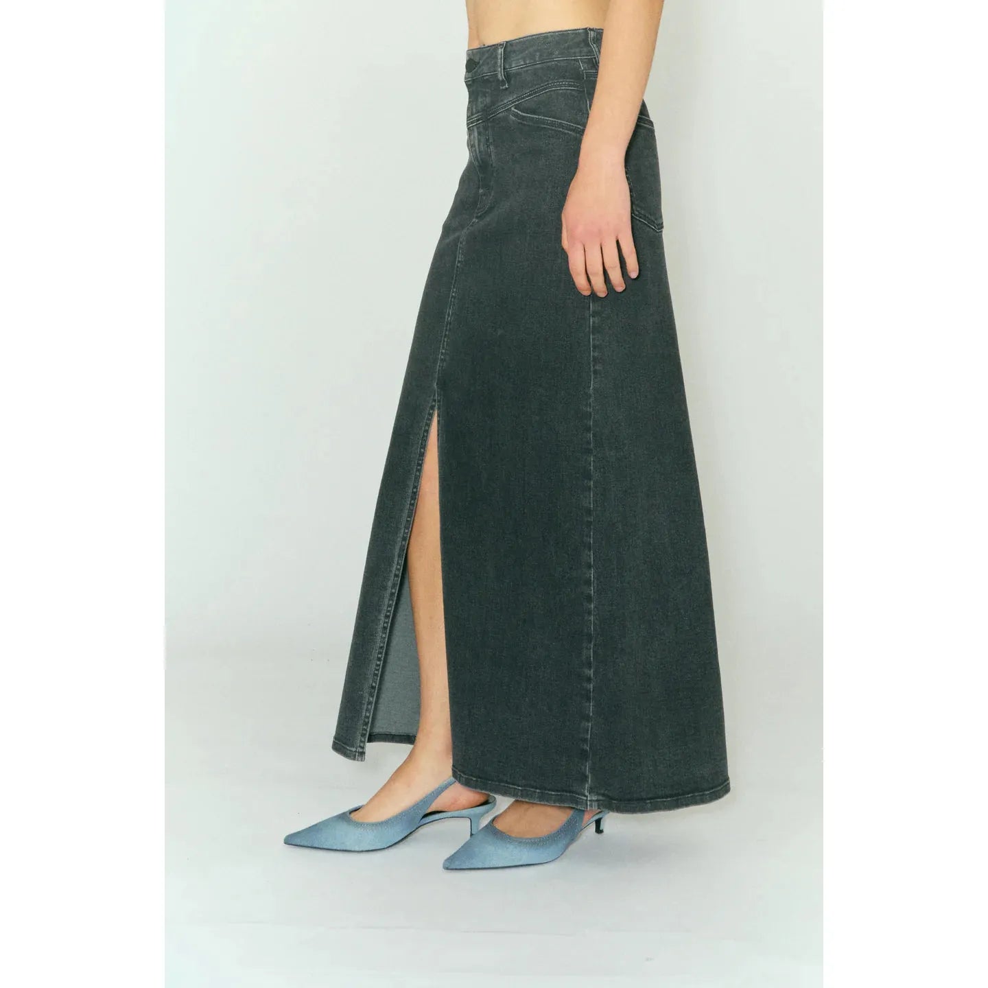 TMRW Brown Maxi Skirt - Original Black