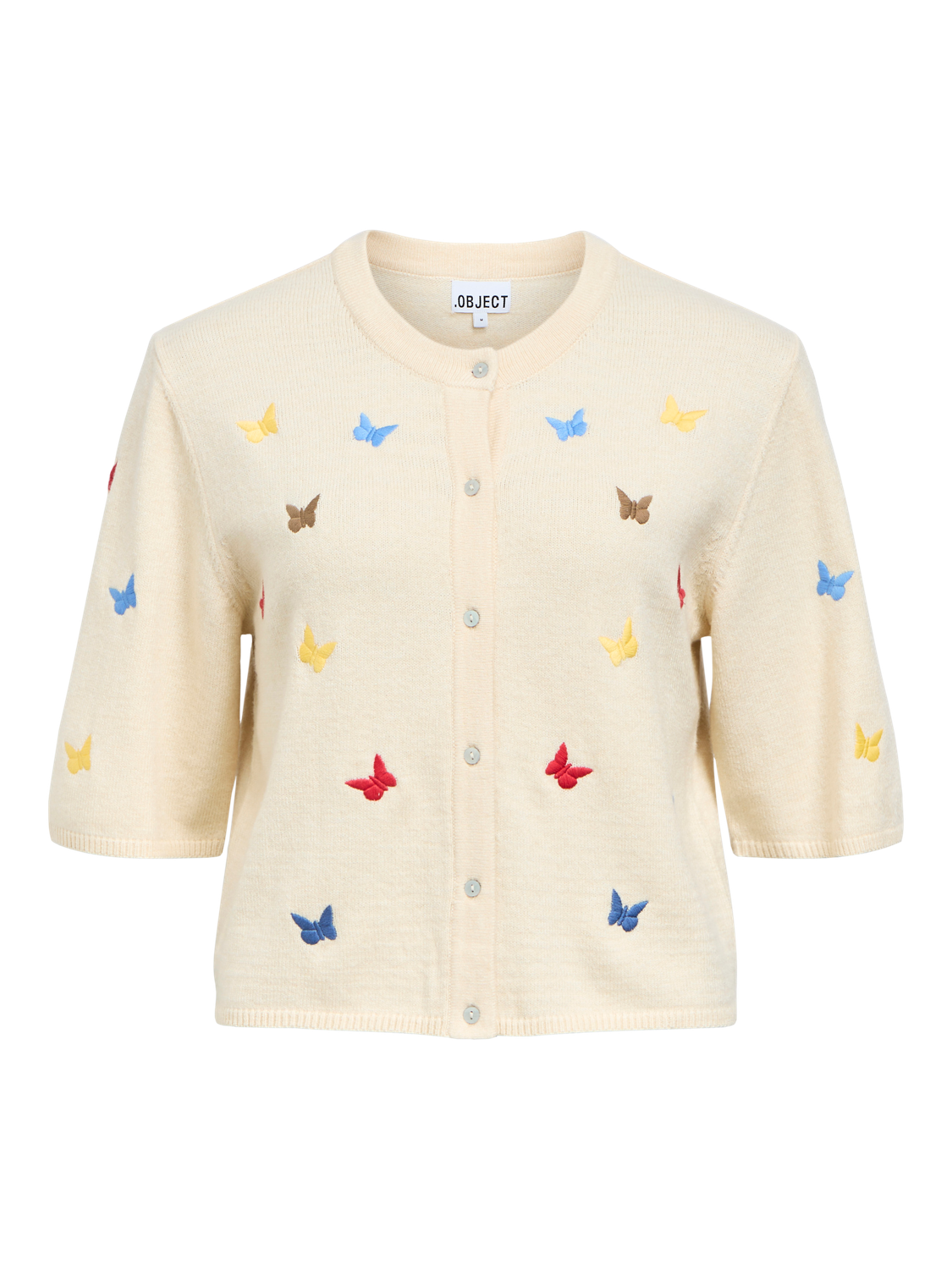 OBJTHESS 3/4 SLEEVE CARDIGAN