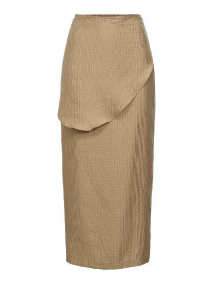 OBJSUNAY LAYERED LONG SKIRT