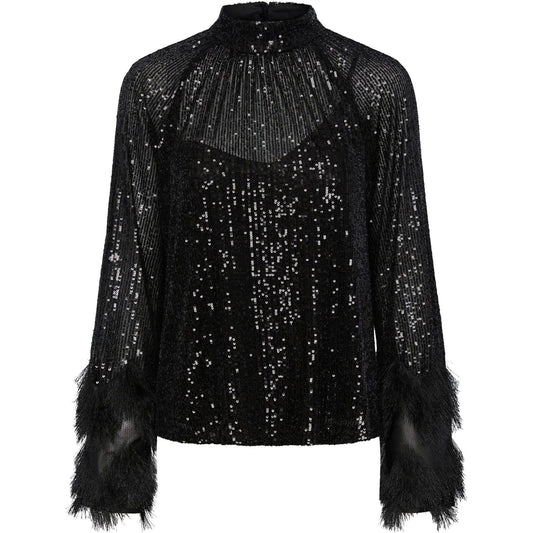 YASFLOW SEQUIN LS TOP