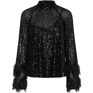 
                  
                    Ladda bild in galleri, YASFLOW SEQUIN LS TOP
                  
                