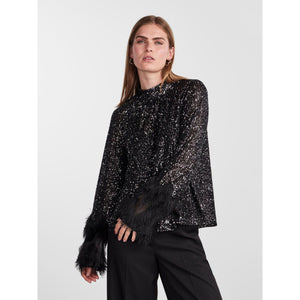 
                  
                    Ladda bild in galleri, YASFLOW SEQUIN LS TOP
                  
                