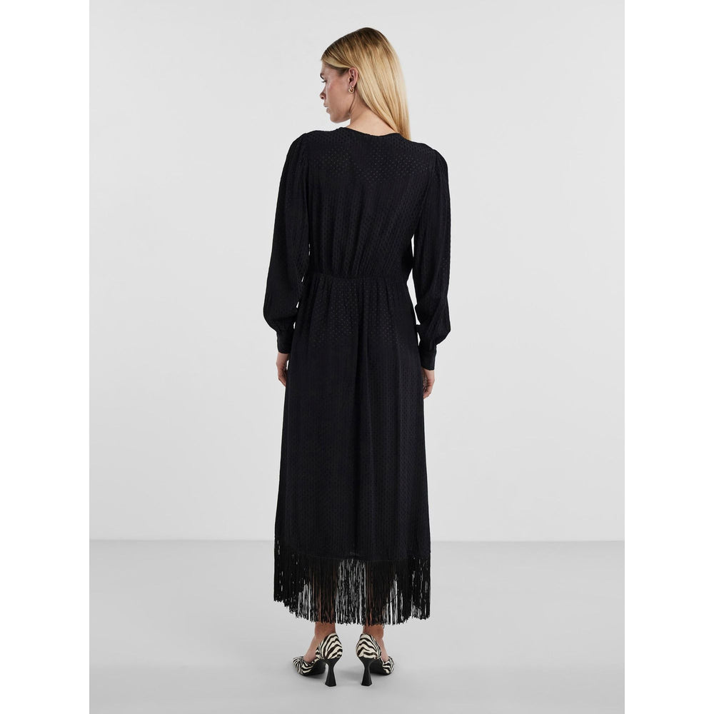 
                  
                    Ladda bild in galleri, YASFRILLA LS WRAP MIDI DRESS
                  
                