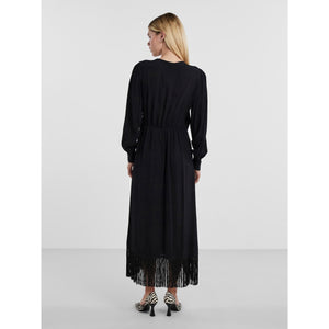 
                  
                    Ladda bild in galleri, YASFRILLA LS WRAP MIDI DRESS
                  
                