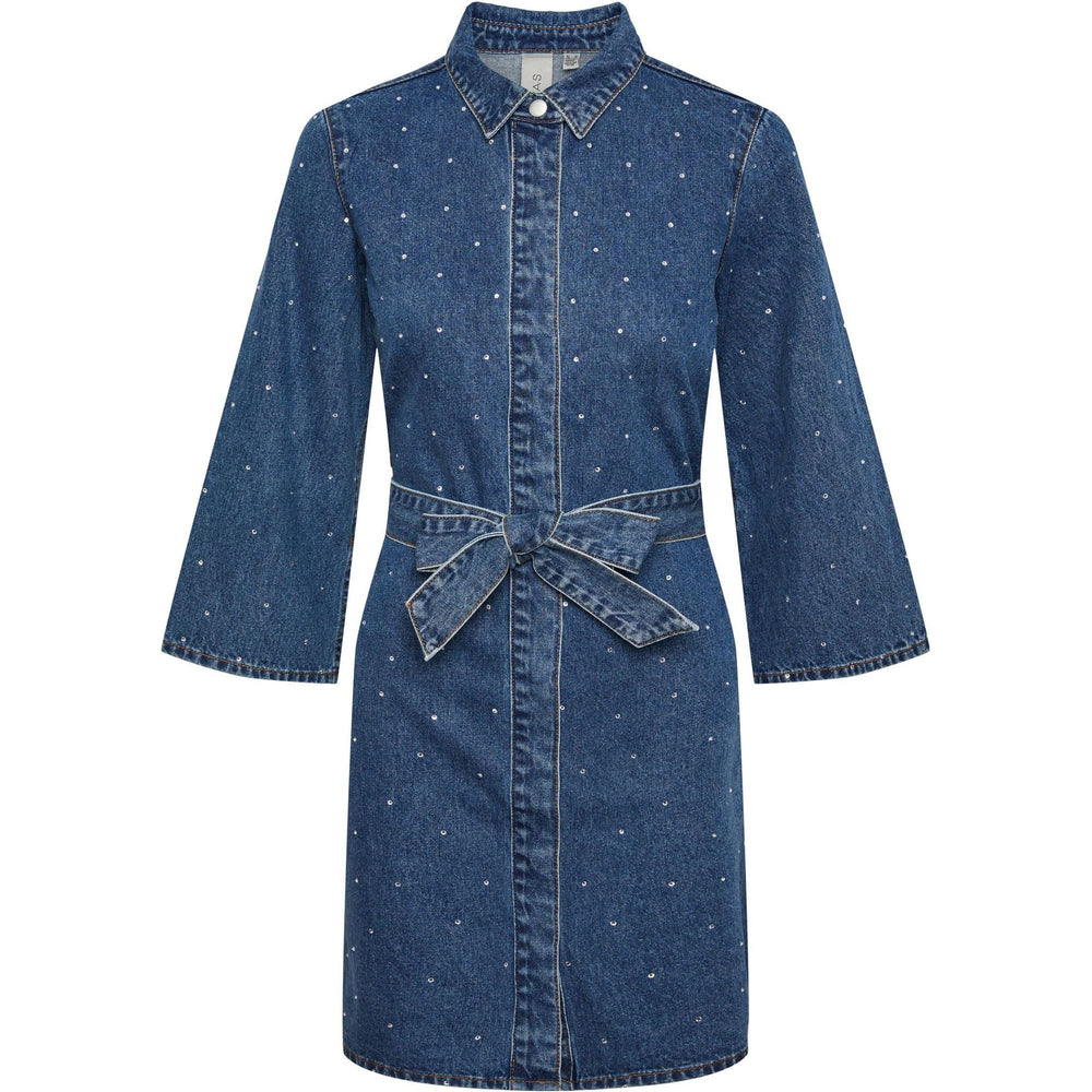 YASRISTO 7/8 DENIM SHIRT DRESS