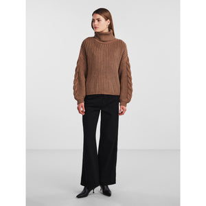 
                  
                    Ladda bild in galleri, YASSANNE LS KNIT ROLLNECK PULLOVER
                  
                