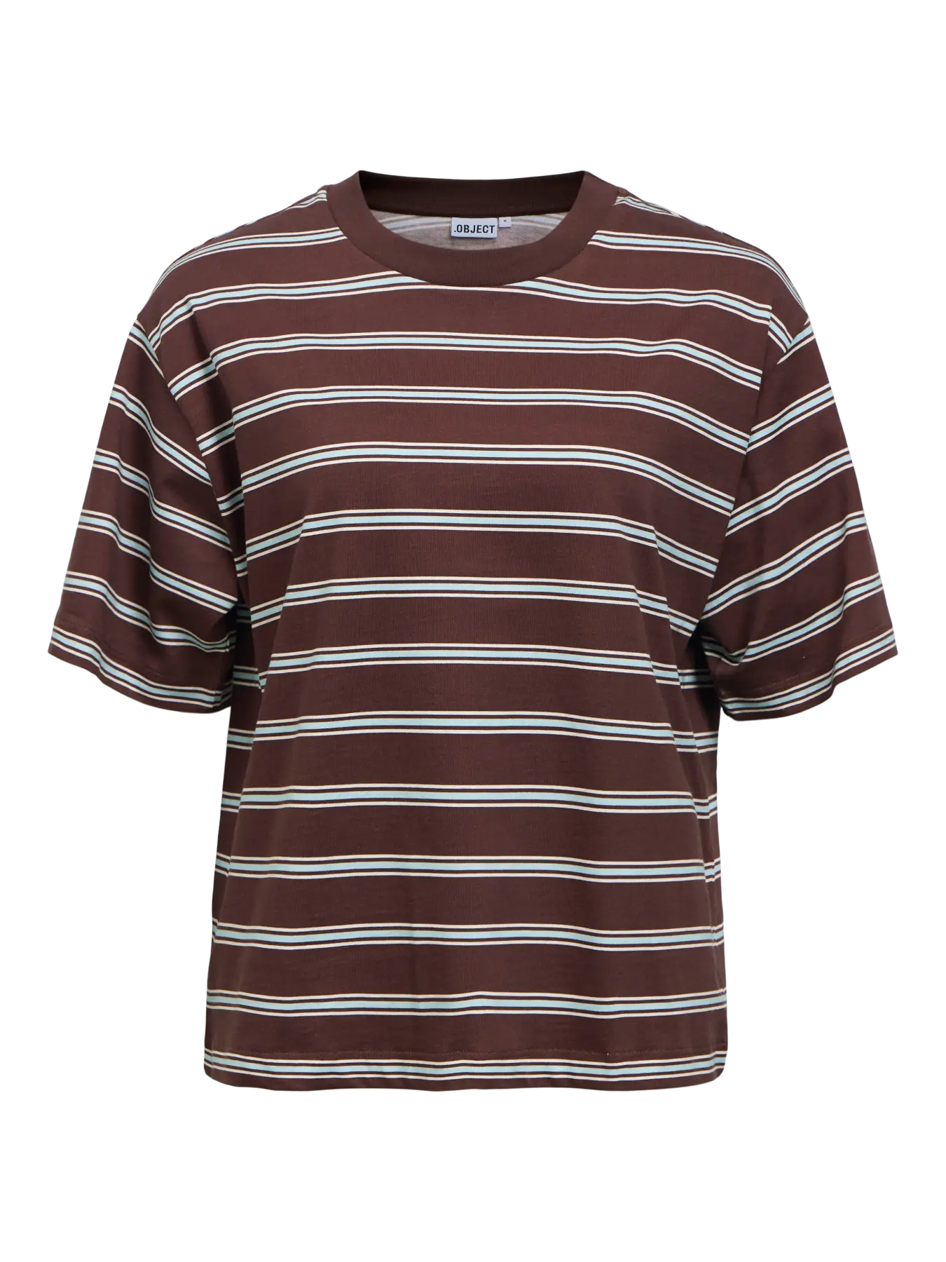 OBJGIMA S/S LO T-SHIRT seal brown